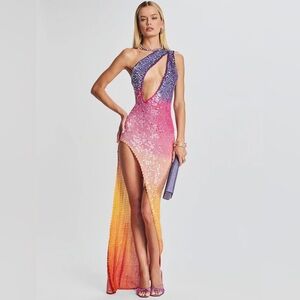 Retrofete CANDICE SEQUIN CROCHET DRESS